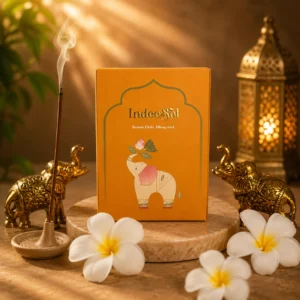 Suvarna Chafa Dhoop Sticks | Uplifting Floral Aromatherapy for Peace & Positivity - 20 Sticks