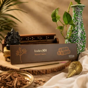 Mysore Chandan Incense Sticks | Soothing Fragrance for Puja & Yoga - 20 Sticks