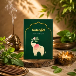 Haripriya Tulsi Dhoop Sticks | Authentic Sacred Holy Basil Dhoop - 20 Sticks